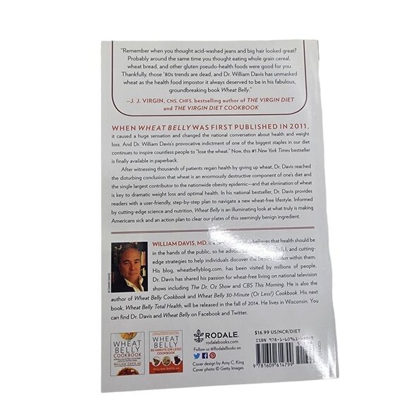 Wheat Belly Lose the Wheat, Lose the Weight, and Find Your Path Back to Health - Picture 2 of 8